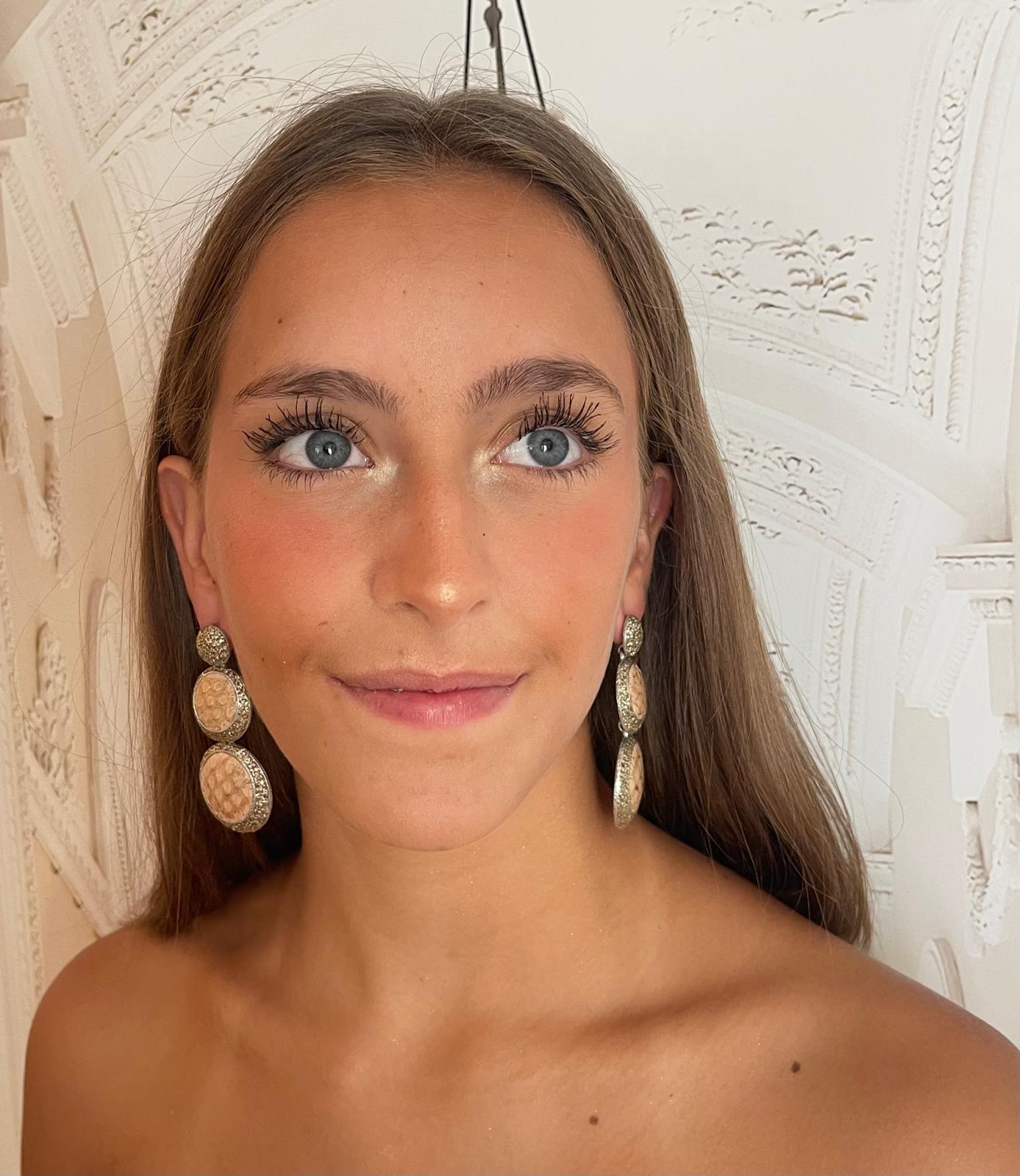 Boucles d'oreilles Champagne