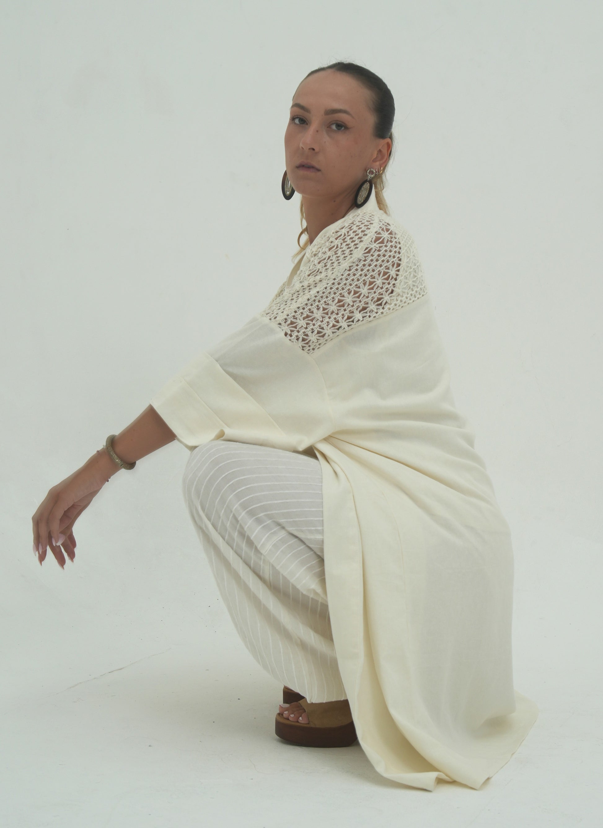 Kimono Elisa écru