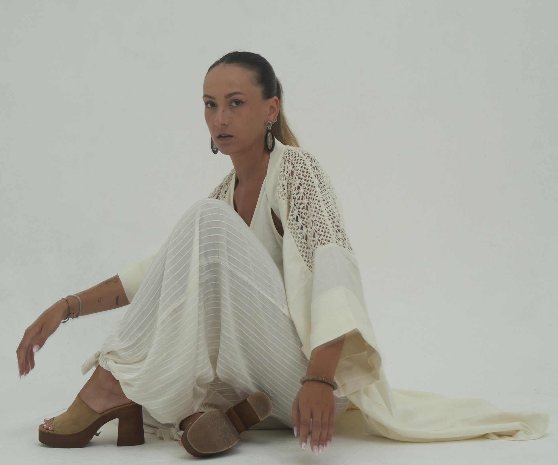 Kimono Elisa écru