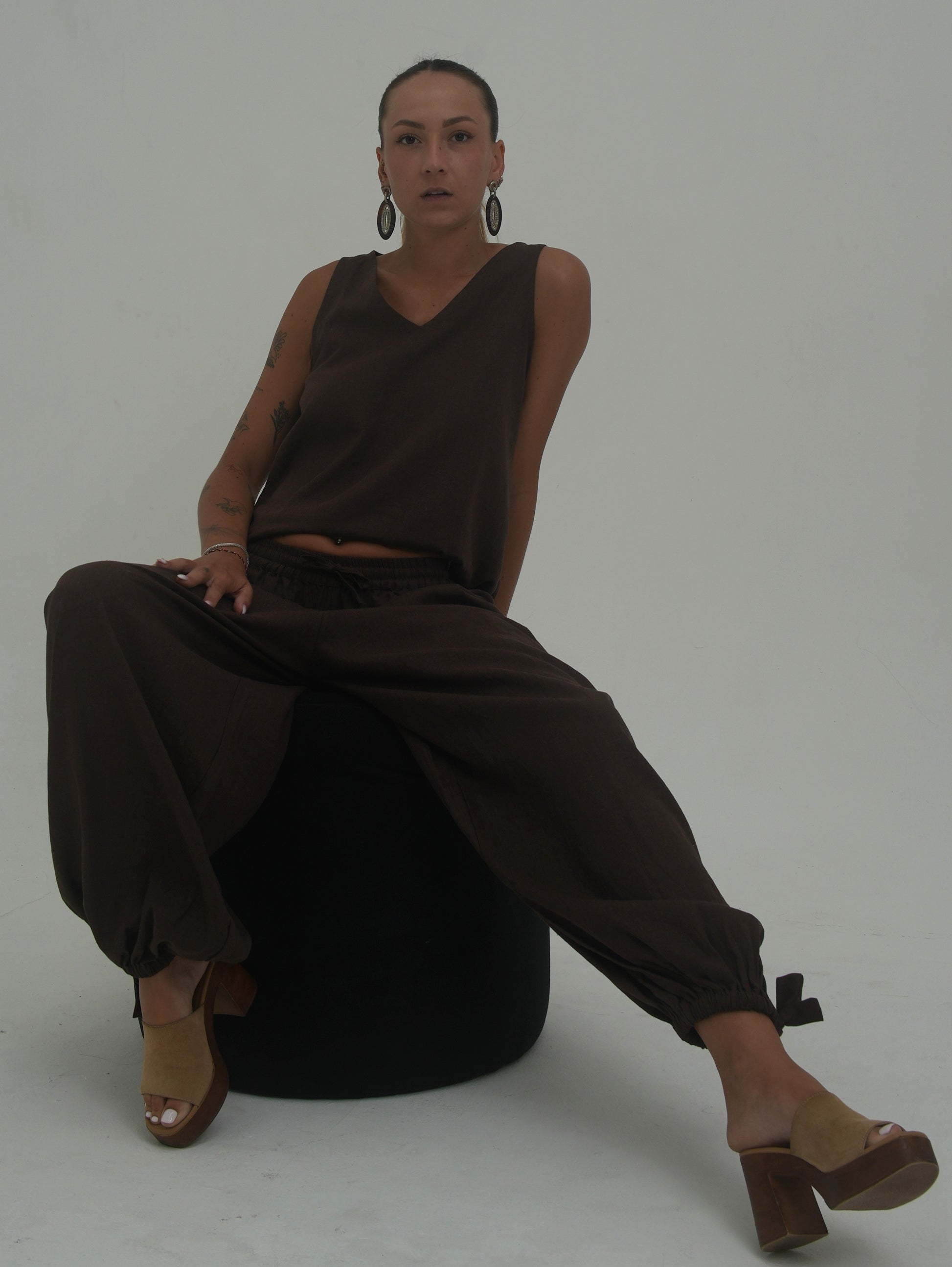 Pantalon Maya Chocolat