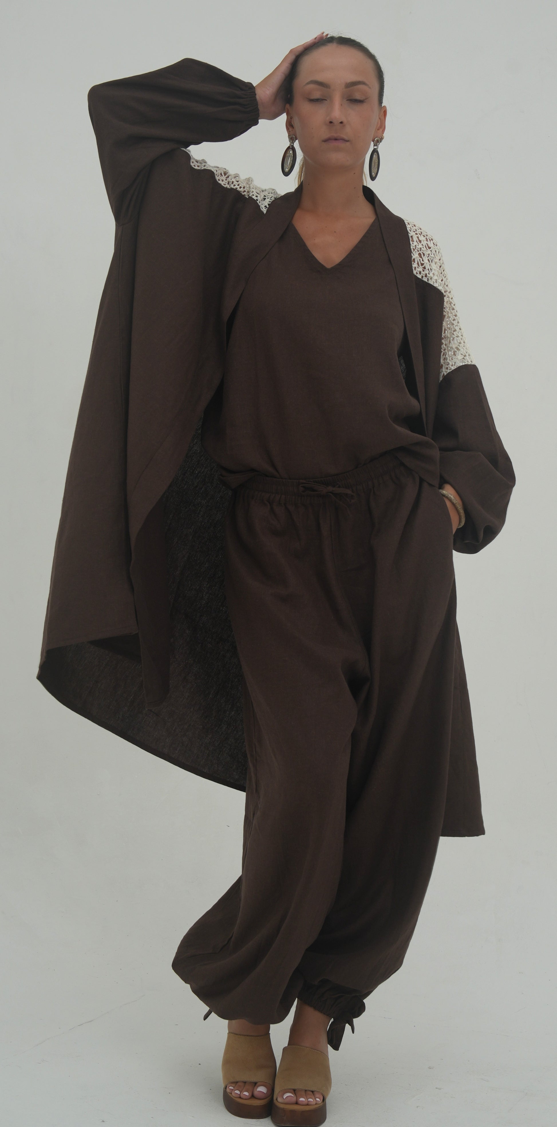 Pantalon Maya Chocolat