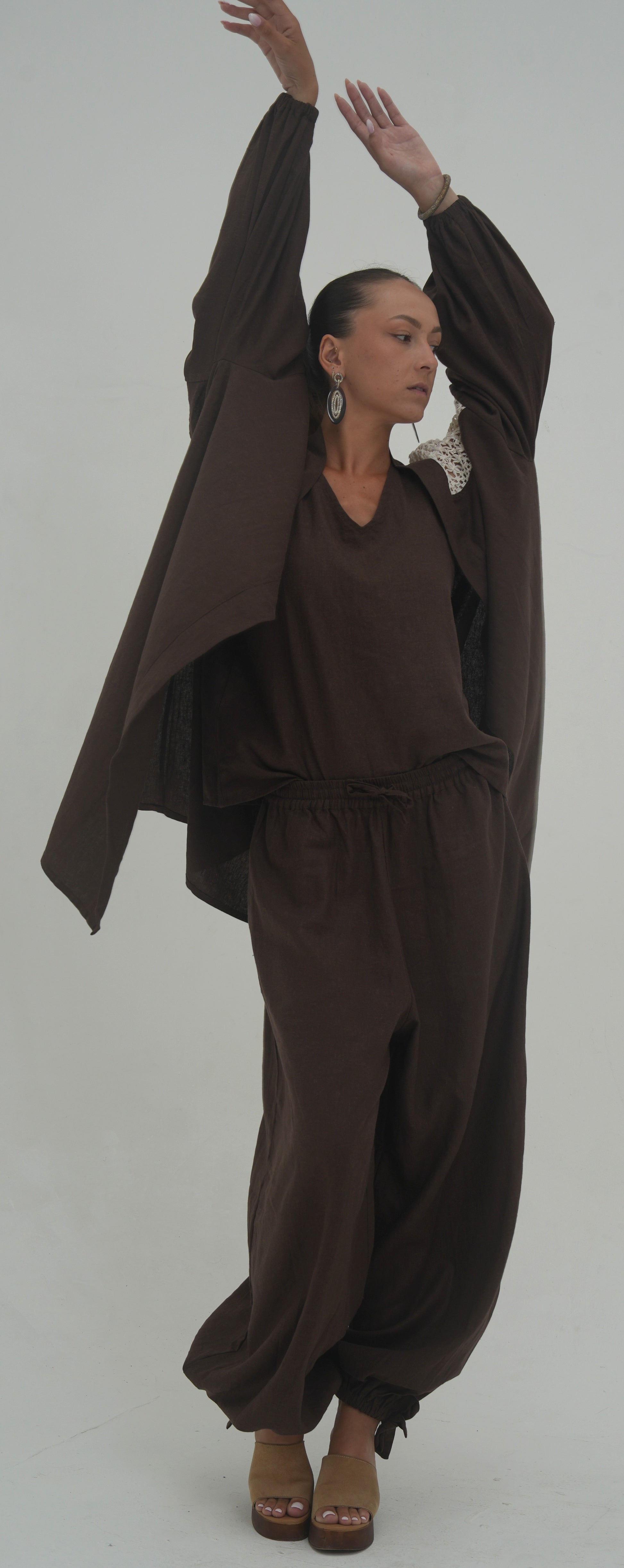 Pantalon Maya Chocolat