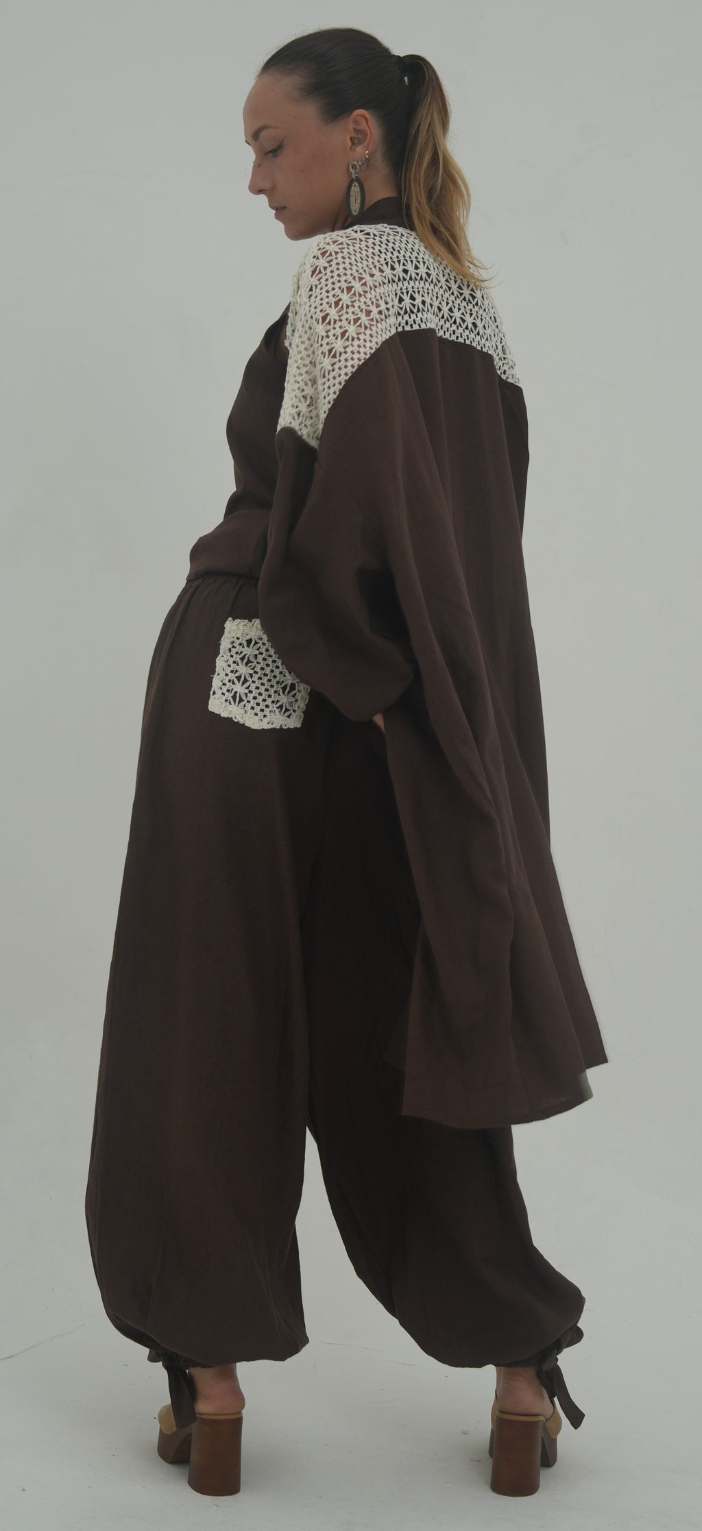 Kimono Maya chocolat