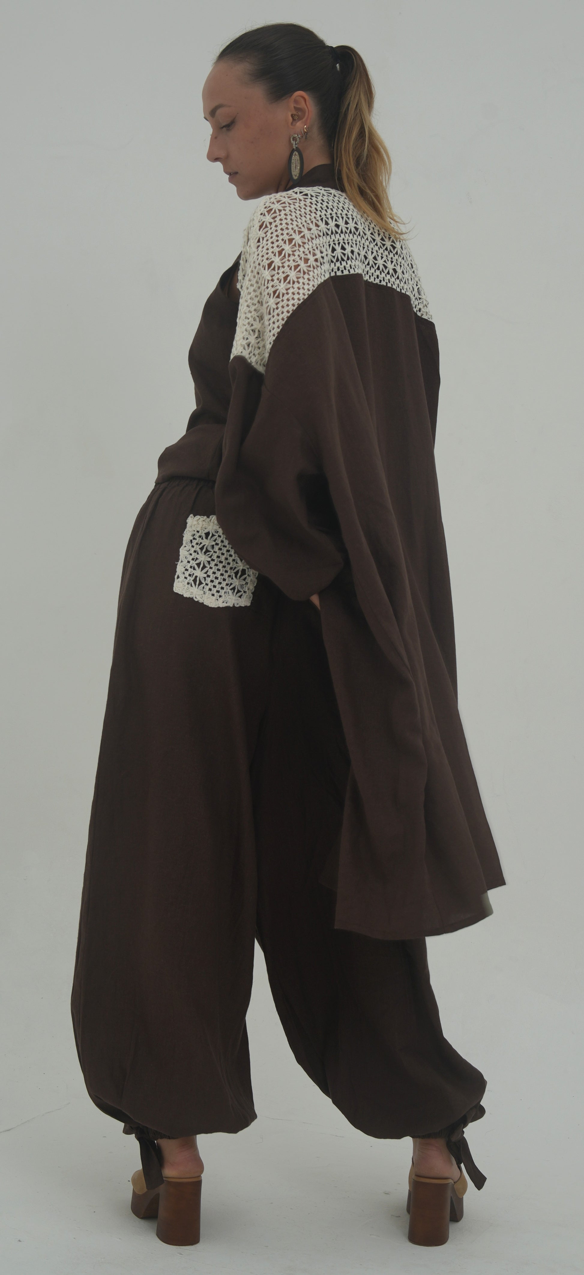 Kimono Maya chocolat
