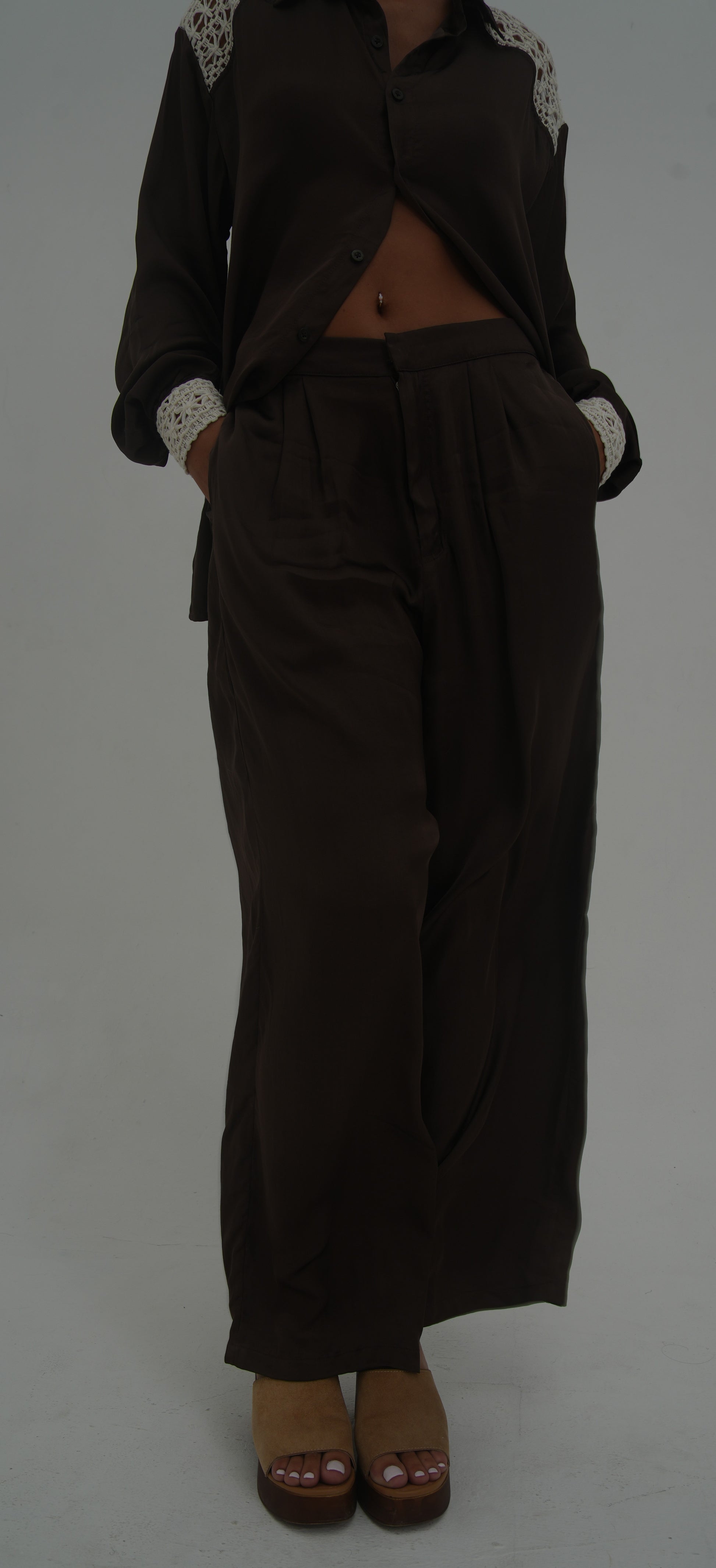 Pantalon Satin Gina
